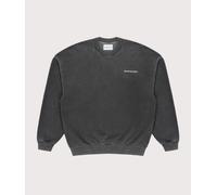 MKI MIYUKI ZOKU Mens Oversized Uniform Crewneck Sweatshirt - Colour: Pigment Black - Size: Small