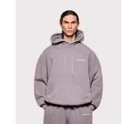 MKI MIYUKI ZOKU Mens Oversized Uniform Hoodie - Colour: Pigment Raisin - Size: Medium