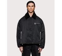 MKI MIYUKI ZOKU Mens Padded Nylon Box Jacket - Colour: Black - Size: Large