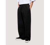 MKI MIYUKI ZOKU Mens Relaxed Fit 800 GSM Superweight Wide Leg Joggers - Colour: Black - Size: Large