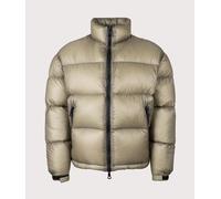 MKI MIYUKI ZOKU Mens Translucent Funnel Neck Bubble Jacket - Colour: Sage - Size: Large