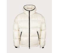 MKI MIYUKI ZOKU Mens Translucent Hooded Bubble Jacket - Colour: Off White - Size: XL