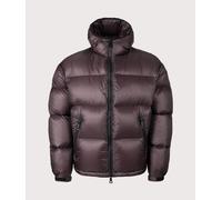 MKI MIYUKI ZOKU Mens Translucent Hooded Bubble Jacket - Colour: Raisin - Size: XL