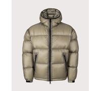 MKI MIYUKI ZOKU Mens Translucent Hooded Bubble Jacket - Colour: Sage - Size: Medium Medium