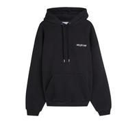 Mki Miyuki Zoku Script Logo-print Hooded Cotton-blend Sweatshirt - Black - XL