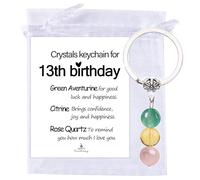 MKISHINE Crystal Keychain Gift for 13 Year Old Girl birthday13th birthday crystal set, for 13 Yr Old Girl Gift Trendy 2024 Happy 13th Birthday