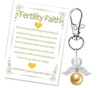 MKISHINE Infertility gifts, IVF Support Gift, Miscarriage gift, IVF, Infertility Wish, Strength, Women Fertility Faith, Transparent