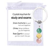 MKISHINE study and exams Card Gift Crystal Keychain Gift Well Done, Passing Exams, Boys, Girls - With Gift Box
