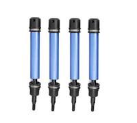 MKIUYVD cvd drive shaft rc car For ARRMA 3s For Mega For Vorteks For Senton For Granite 1/10 rc Car Upgrade Parts 2/4pcs Front/Rear Drive Shaft Set(Blue,4pcs)