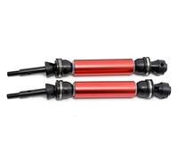 MKIUYVD cvd drive shaft rc car For Ruckus For Torment For Axe For Brutus For Circuit For AMP rc Car Upgrade Parts 2Pcs Rear Drive Shaft CVD For 1/10(Red)