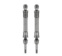 MKIUYVD cvd drive shaft rc car For Traxxas For Slash 4X4 For Rustler For Stampede For VXL 1/10 RC Cars Steel Front And Rear Driveshaft CVD Assembly(Silver,Front)