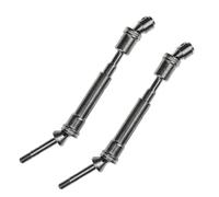 MKIUYVD cvd drive shaft rc car For Traxxas For Slash 4X4 For Rustler For Stampede For VXL 1/10 RC Cars Steel Front And Rear Driveshaft CVD Assembly(Silver,Rear)