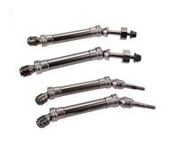 MKIUYVD cvd drive shaft rc car For Traxxas For Slash 4X4 For Stampede For VXL 2WD 6851R 6851X 6852R 1/10 rc Car CVD Metal Front Rear Drive Shaft Assembly(Gray)