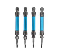 MKIUYVD cvd drive shaft rc car For Traxxas For Slash For Rustler For Stampede For Hoss For VXL 4X4 1/10 rc Car Parts Metal Front And Rear Drive Shafts CVD(Natural)