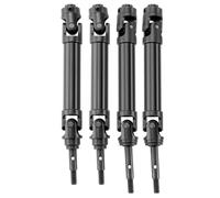 MKIUYVD cvd drive shaft rc car For Traxxas For Slash For Rustler For Stampede For Hoss For VXL 4X4 4Pcs Steel Front Rear Drive Shaft CVD 1/10 rc Car Parts