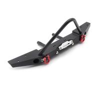 MKIUYVD Rc Bumper For Axial For SCX10 II III PRO For TRX4 For TRX6 Gen8 Gen9 1/10 RC Crawler Car Aluminum Front Bumper Upgrades Parts Accessories