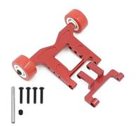 MKIUYVD RC Car Accessories For Arrma 1/10 For Granite For Vorteks Big For Rock 4x4 3S For Mega550 For Kraton For Outcast 4S For BLX Wheels Bar rc Car Upgrade Parts(Red,Size 1)
