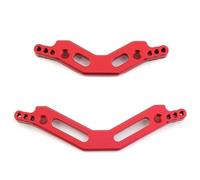 MKIUYVD RC Car Accessories For Arrma 1/10 For Kraton For Granite Big For Rock For Senton For Vorteks For Outcast 4x4 3s For Blx Metal Front Rear Shock Tower rc Car Upgrades Parts(Red)