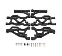 MKIUYVD RC Car Accessories For Arrma 1/7 For Infraction For Limitless 6s 1/8 For Typhon Metal Front Rear Suspension Arm Set Mount Accessories rc Car Upgrade Parts(Black)