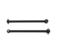 MKIUYVD RC Car Accessories For Arrma 1/8 For Typhon 6S 1/7 For Infraction For Limitless For Felony For BLX Metal Front Rear Drive Shaft CVD rc Car Upgrade Parts(Black,Rear)