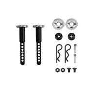 MKIUYVD RC Car Accessories For Axial For SCX10 II 90046 90047 90059 90060 1/10 Front Rear Extended Body Post Mounts Shell Column With Magnet RC Crawler Upgrade Parts(47mm)