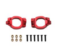 MKIUYVD RC Car Accessories For Buggy For Remo For Hobby For Smax 1631 1635 1651 1655 1/16 Rc Car Metal Upgrade Parts For Swing Arm Axle Mount C Base Steering Group Cup(Red,Base C)