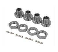 MKIUYVD RC Car Accessories For HSP 1/8 For Habao For Team C RC Wheel Hex Driver 17MM Coupler Upgrade Accessories Parts Kit Modification Crawler Car(Gray)