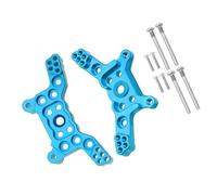 MKIUYVD RC Car Accessories For Mjx For Hyper For Go 14209 14210 Metal Front Rear Shock Tower Bracket Mount Remote Control Car Upgrade Parts Accessories(Blue)