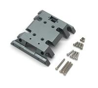 MKIUYVD RC Car Accessories For Mn128 MN86S For Babos G500 RC Remote Control Car Metal PO Accessories Wave Box Base Plate Replacement rc Parts(Gray)