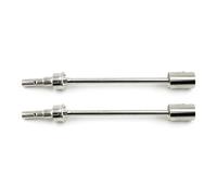 MKIUYVD RC Car Accessories For Traxxas For E-Revo 2.0 For VXL 86086-4 1/10 rc Car 2/4pcs Steel Driveshaft CVD Drive Shaft And Cup Upgrade Parts Accessories(Silver,2pcs)