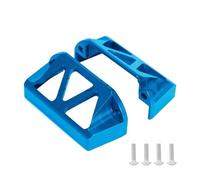 MKIUYVD RC Car Accessories For Traxxas For E-Revo For Revo 2.0 For VXL For Summit For Slayer Pro 4x4#5315 1/10 Steering Servo Guards Protector rc Car Parts 2Pcs(Blue)