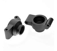 MKIUYVD RC Car Accessories For Traxxas For Maxx For Widemaxx 1/10 Metal Steering Blocks Caster C-Hubs Stub Axle Carriers 8937 8932 8952 rc Car Upgrade Parts(Black,Stub Axle Carriers)