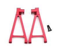 MKIUYVD RC Car Accessories For Traxxas For Summit For E-Revo For VXL 1/16 Metal Front Rear Upper Lower Suspension Arm Set 7131 7132R rc Car Upgrade Parts Accessories(Red,Rear Lower Arm)