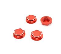 MKIUYVD RC Car Accessories For Traxxas For X-Maxx For Summit For E-Revo 1/8 Replacement rc Car 17mm Hex Wheel Nuts Dustproof Anti-Skid Non-slip RC Truck For Buggy Parts(Red)