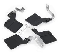 MKIUYVD RC Car Accessories For TRX-4M For Defender 1/18 Rubber Fender Mudguard Mud Flaps Metal Fixing Bracket RC Crawler Car Model Truck Upgrade Parts