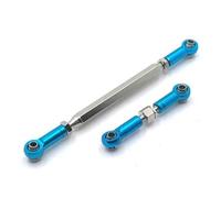 MKIUYVD RC Car Accessories For WPL C14 C24 C24-1 C34 C44 B14 B24 Metal Adjustable Steering Linkage Servo Link Pull Rod rc Car Crawler Accessories Upgrade Parts(Blue)
