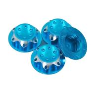 MKIUYVD RC Car Accessories For X-maxx For Summit For E-revo For Arrma 1:8 Wheel Hub Cover Antidust 17mm Hex Nut Rc Model Car Anti-skid rc Parts(Natural)