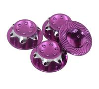 MKIUYVD RC Car Accessories For X-maxx For Summit For E-revo For Arrma 1:8 Wheel Hub Cover Antidust 17mm Hex Nut Rc Model Car Anti-skid rc Parts(Purple)