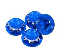 MKIUYVD RC Car Accessories For X-maxx For Summit For E-revo For Arrma 1:8 Wheel Hub Cover Antidust 17mm Hex Nut Rc Model Car Anti-skid rc Parts(Blue)