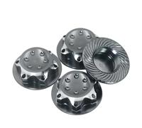 MKIUYVD RC Car Accessories For X-maxx For Summit For E-revo For Arrma 1:8 Wheel Hub Cover Antidust 17mm Hex Nut Rc Model Car Anti-skid rc Parts(Gray)