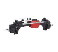 MKIUYVD RC Car Front Rear Axle For TRX-4 6WD 1:10 RC Crawler Upgrade Complete Front Middle Rear Differential Portal Axle With T-lock High Ground Clearance(Front)