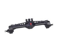 MKIUYVD RC Car Front Rear Axle For Vanquish VS4-10 For Phoenix F10 For LCG For Chassis 1/10 RC Crawler Upgrade Parts Aluminum Alloy Front And Rear Portal Axle(Black,Rear)