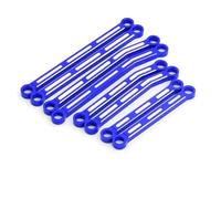 MKIUYVD RC Car Linkage For Traxxas For TRX4M For Bronco For Defender 1/18 RC Crawler Car Parts Aluminum Alloy Linkage Tie Link Rod Kit(Blue)
