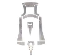 MKIUYVD RC Car Parts For ARRMA For Felony For Infraction For Limitless 1/7 rc Car Parts Metal For Chassis Armor Protection Skid Plate Front Bumper(Chassis Armor)