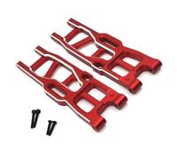 MKIUYVD RC Car Parts For FeiShen For FS For TANK For Cheetah For ATOM For Thunder 1/8 rc Car Upgraded Accessories Parts Metal Lower Arm(Red)
