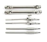 MKIUYVD RC Car Parts For FMS For Mashigan For RocHobby For Atlas 1/10 rc Car Upgrade Parts Accessories Metal Front And Rear Drive Shaft