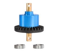 MKIUYVD RC Car Parts For MJX For Hyper Go 14210 14209 1/14 rc Car Upgraded Parts CNC Metal Front And Rear Differential Gear 16420G(Blue,Rear)