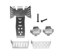 MKIUYVD RC Car Parts For Vanquish For VS4-10 For Phoenix RC Crawler Car Upgrade Parts Stainless Steel For Chassis Axle Protector Skid Plate
