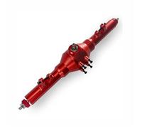 MKIUYVD RC Car Parts For Wltoys 12423 12428 124006 12429 RC Car Upgrade Parts Replaces Accessories CNC Process Metal Rear Axle Assembly(Red)