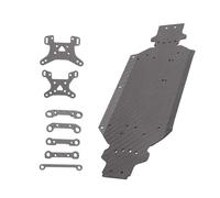 MKIUYVD RC Car Parts For Wltoys 144001 144002 144010 For LC For Racing 1/14 rc Car Parts Carbon Fiber Pattern For Chassis Shock Tower Arm Code